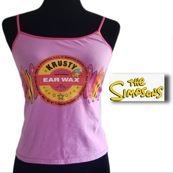 Krusty Ear Wax Fitted Cami Top - Picture 1 of 5